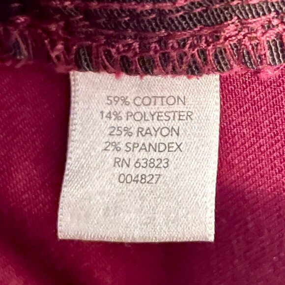 Christopher & Banks Signature Slimming Straight leg, Stretch, Pant sz 12 - Picture 5 of 6